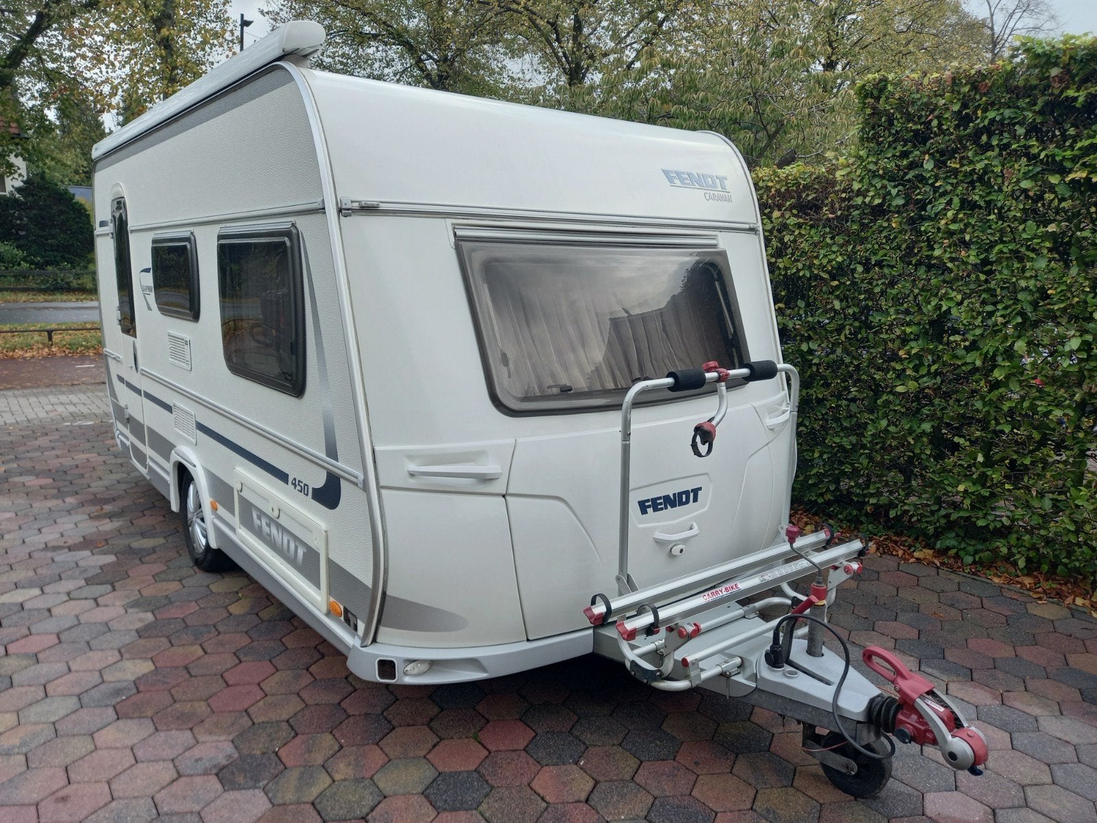 complete  Fendt 450 Saphir 2011 tent mover cassette luifel, Luifel, Treinzit, Dwarsbed, Particulier