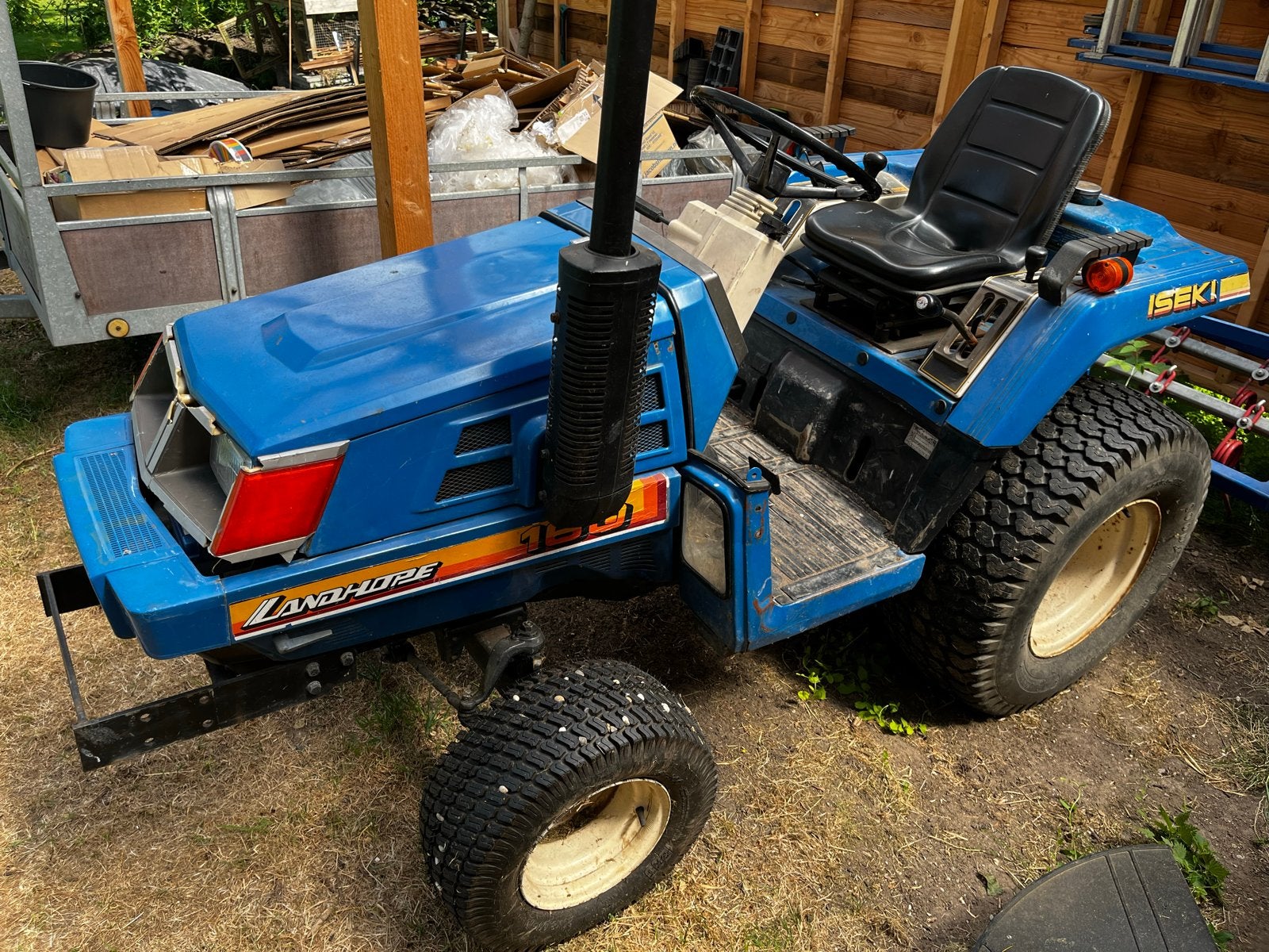 Iseki tu150 minitrekker met gazonbanden en werktuigen, Ophalen, Gebruikt, 50 cm of meer