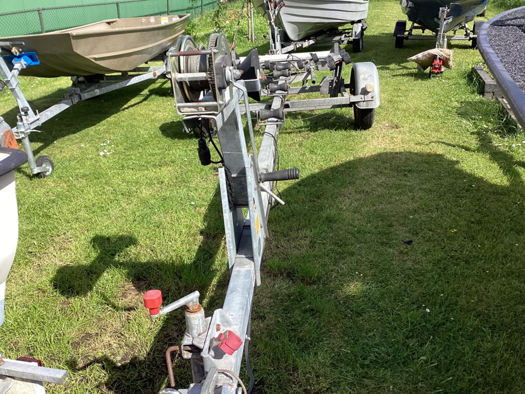 Riba kanteltrailer, Watersport en Boten, Ophalen, Zo goed als nieuw, Minder dan 6 meter, Kantelbaar