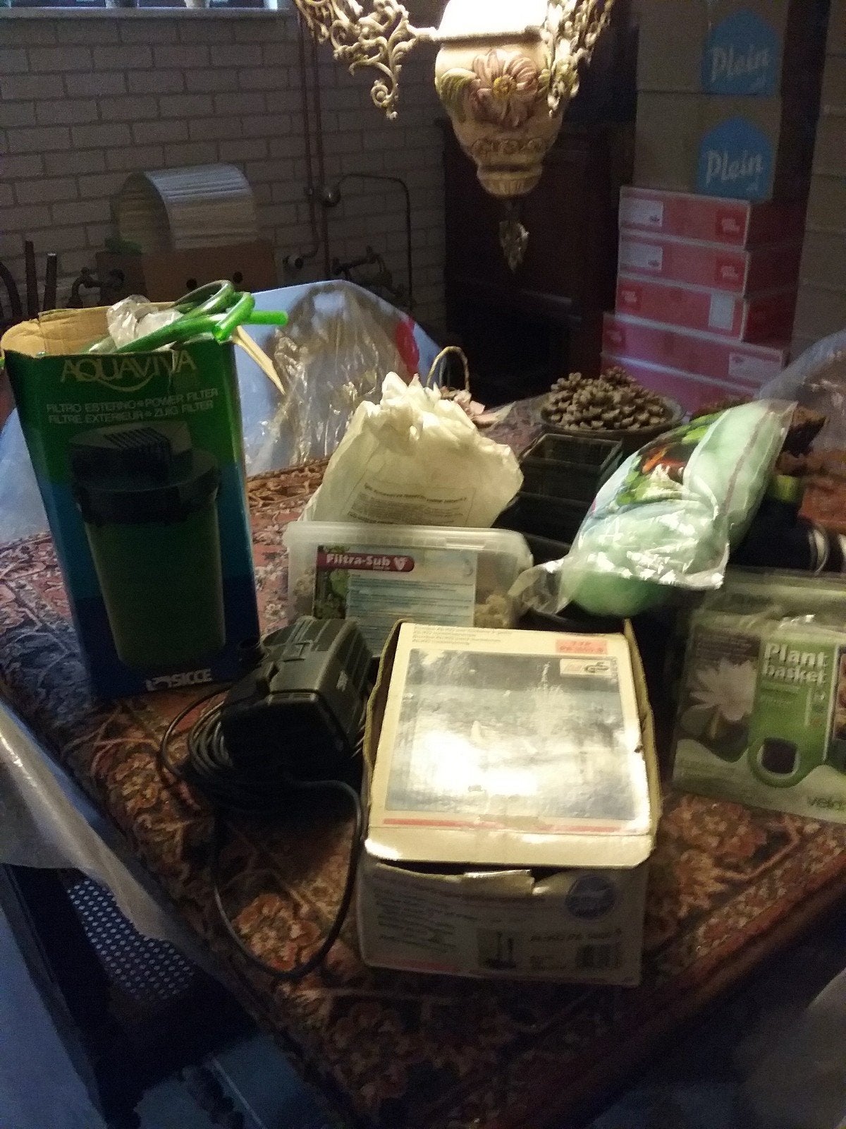DIVERSE VIJVER ACCESSOIRES  OVERKOMPLEET IN   1 KOOP, Ophalen, Gebruikt
