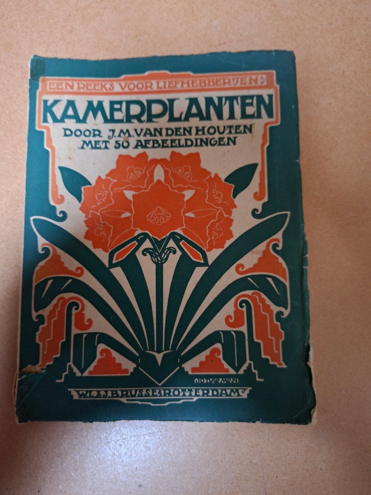 antiek boek kamerplanten, Ophalen of Verzenden