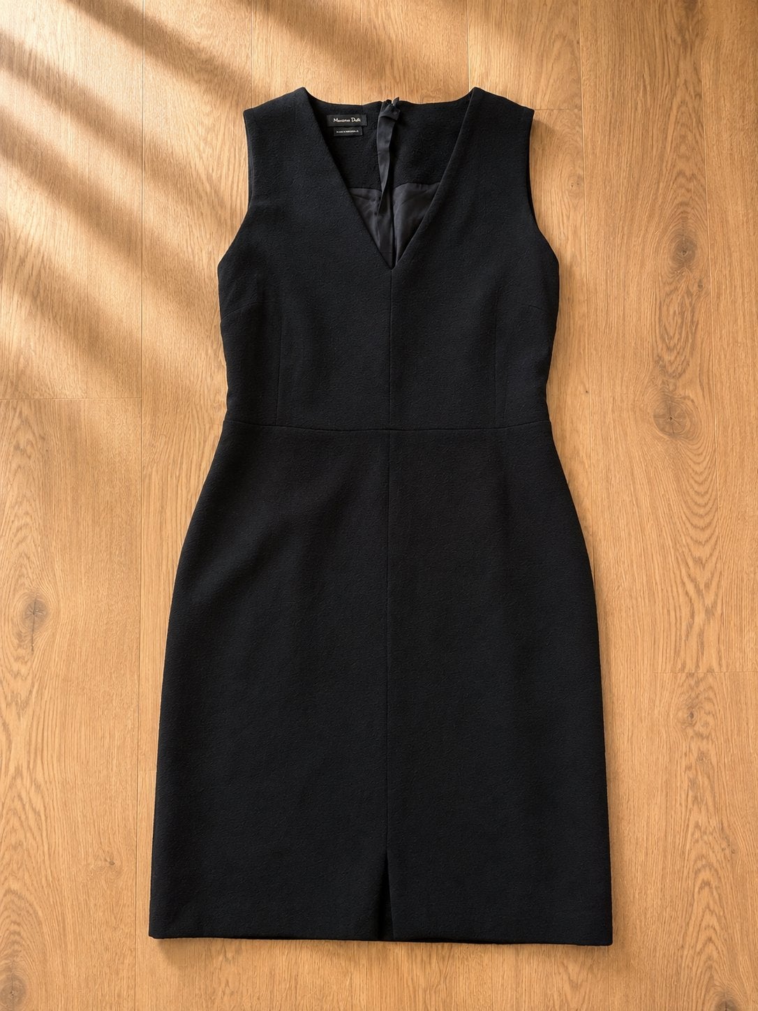 Massimo Dutti Zwarte Jurk - Maat 38, Maat 38/40 (M), Zwart, Ophalen of Verzenden, Zo goed als nieuw