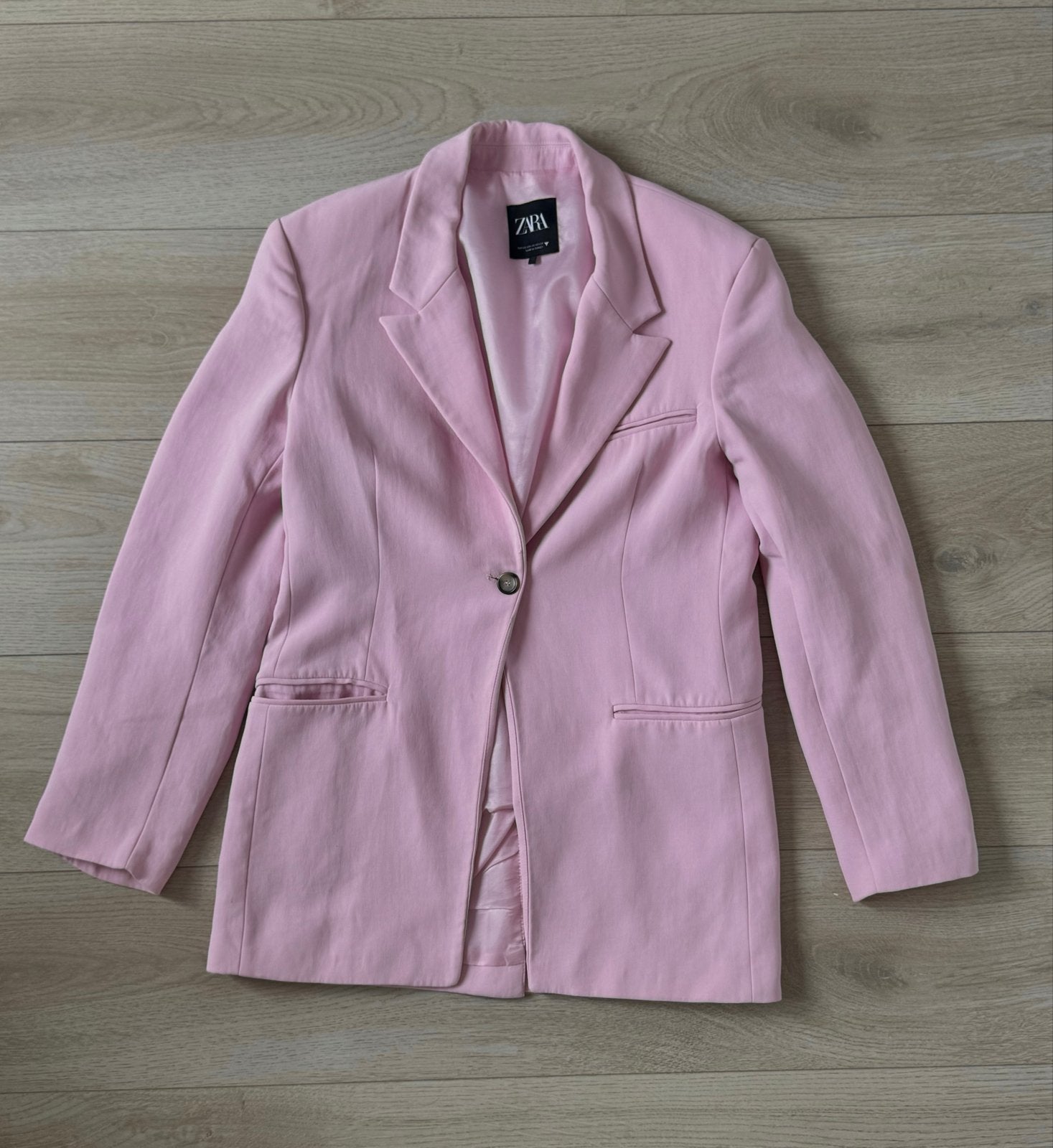 Zara roze blazer - maat S, Ophalen of Verzenden, Zo goed als nieuw, Jasje, Roze