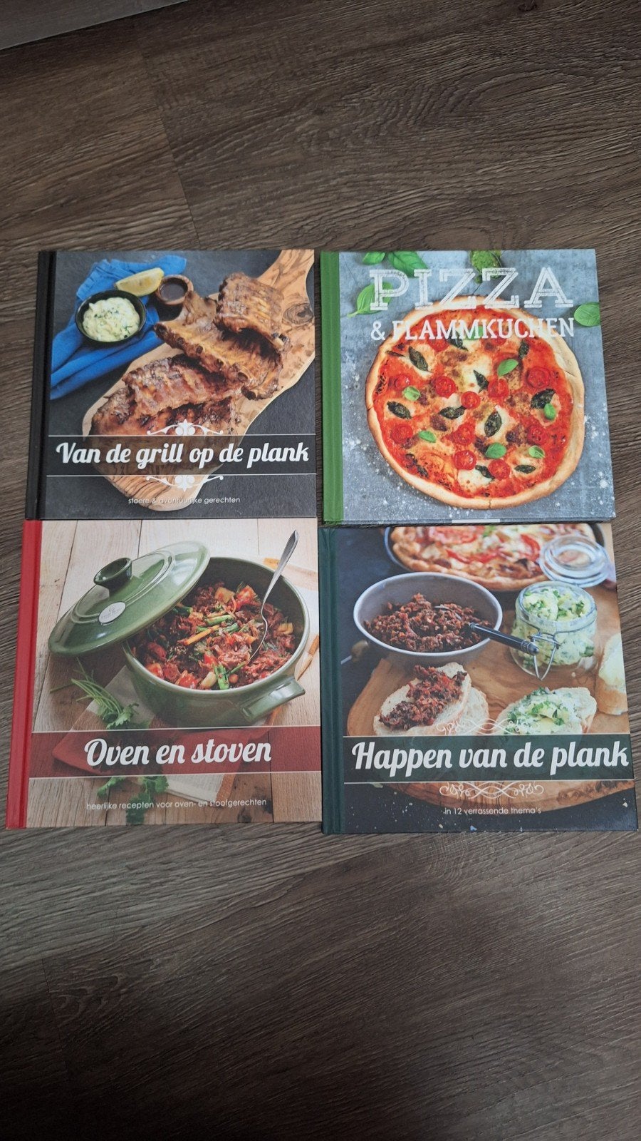 Kookboeken set: Grill, Pizza, Oven en Hapjes, Ophalen of Verzenden, Zo goed als nieuw, Europa, Hoofdgerechten