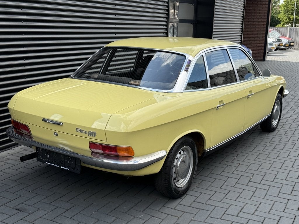 N.S.U. RO 80 1971| GEEL| SCHUIFDAK| UNIEKE AUTO| WANKEL MOTO, foto 5