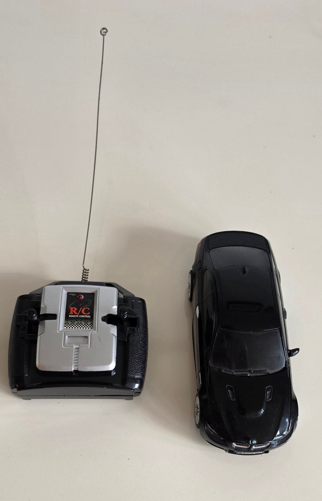Zwarte BMW M3 RC Bestuurbare Auto - Schaal 1:24 (27 MHz), Hobby en Vrije tijd, Elektro, Ophalen of Verzenden, Auto onroad, Schaal 1:24