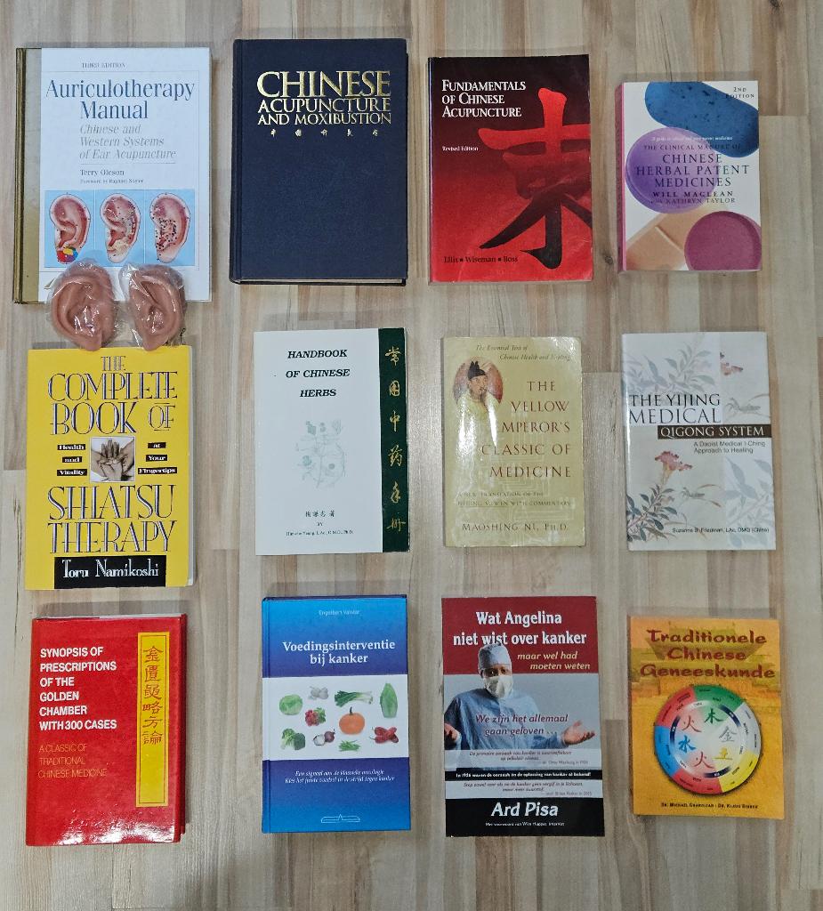 Complete set Traditionele Chinese Geneeskunde/Acupunctuur, Boeken, Studieboeken en Cursussen, Gelezen, Diverse auteurs, Beta, HBO