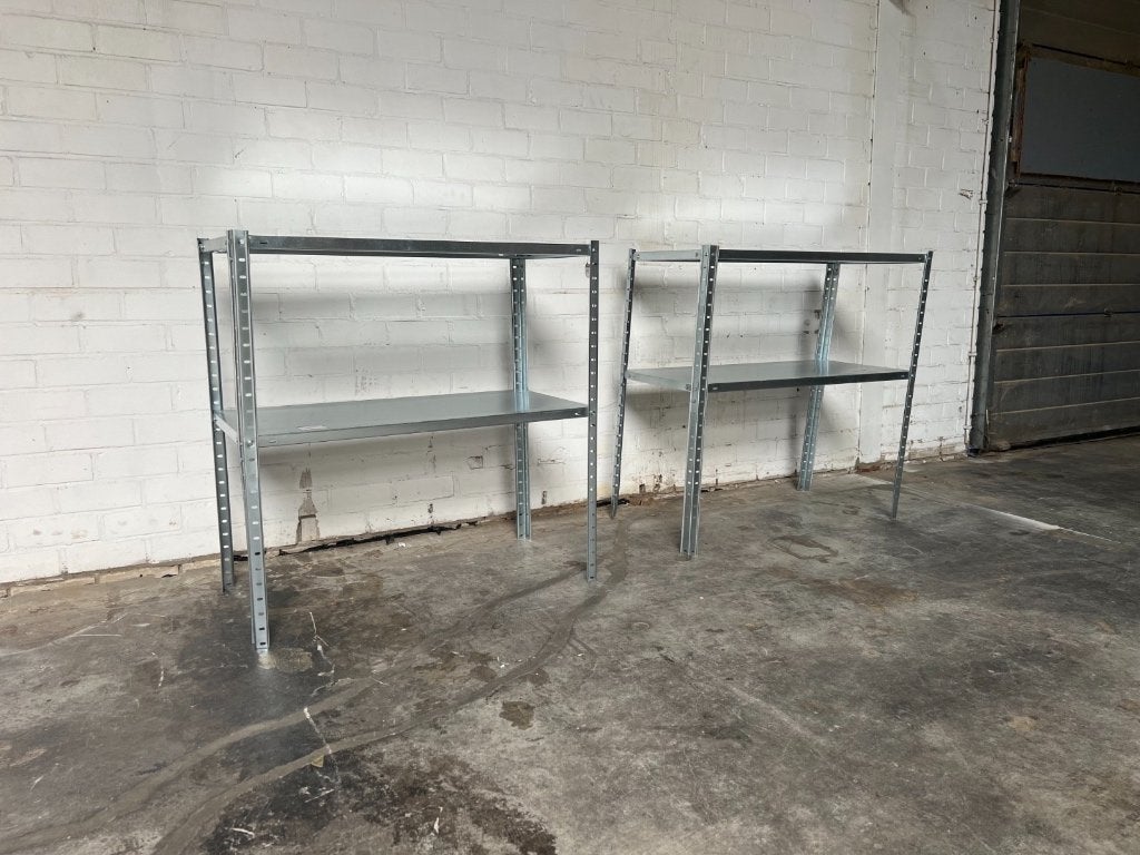 Metalen Opbergrek Magazijnrek Werkplaatsrek 100x50, Doe-het-zelf en Verbouw, Metalen, Ophalen of Verzenden, Zo goed als nieuw
