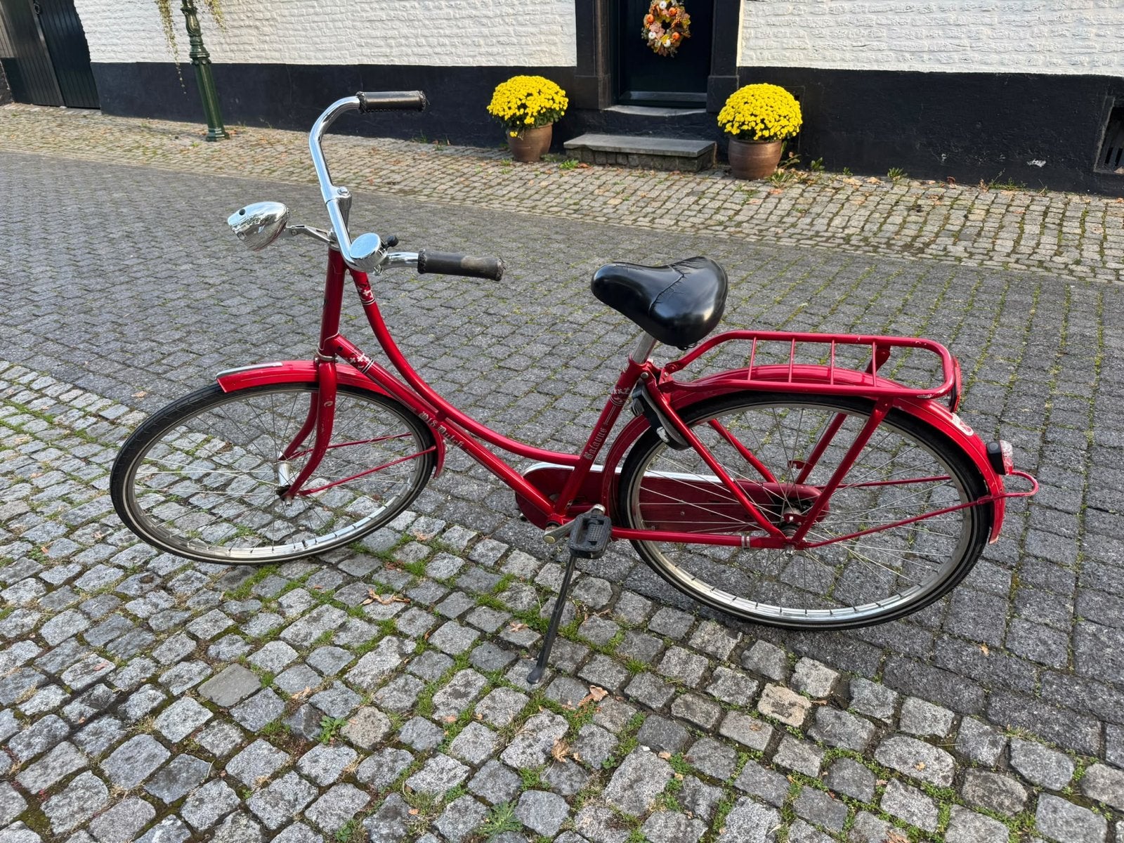 Batavus Old Dutch Damesfiets - Rode Stadsfiets, Fietsen en Brommers, Ophalen, Gebruikt, Terugtraprem, Batavus
