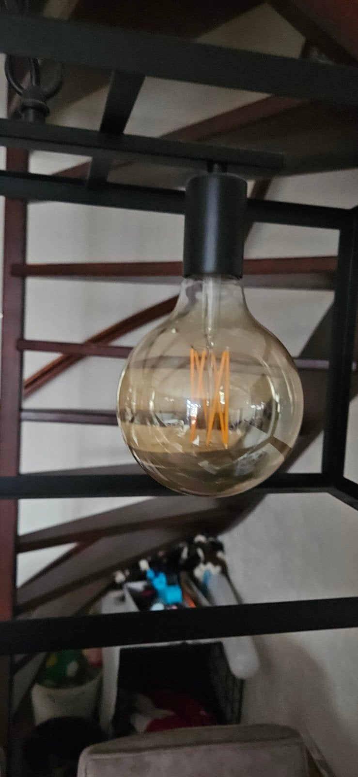 Led lamp, Ophalen, Geel, Zo goed als nieuw, E27 (groot)