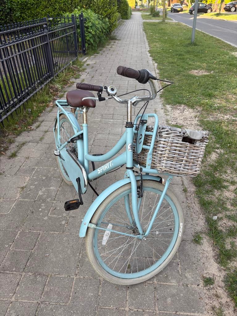 Kinderfiets Spirit 20 inch met mandje, Ophalen, Gebruikt, Terugtraprem, 16 tot 20 inch