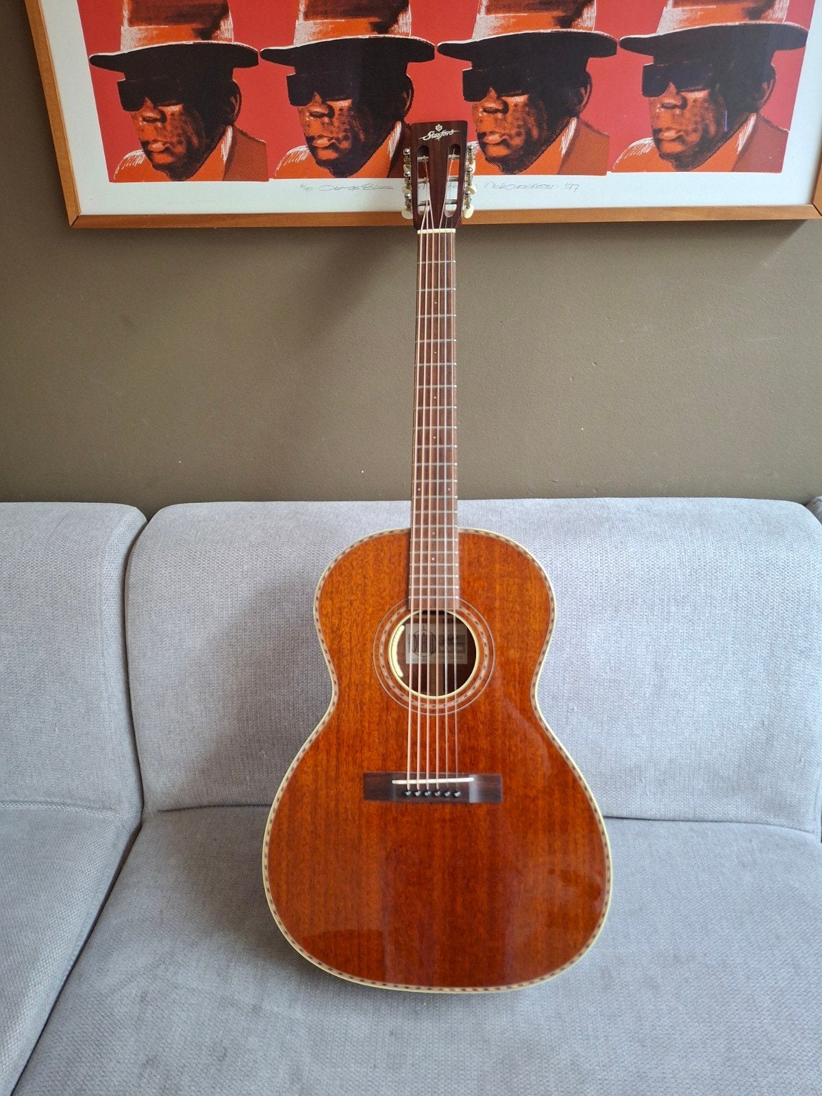 Stanford Deja-Vu OM 18MM met LR Baggs Anthem, Ophalen of Verzenden, Zo goed als nieuw, Western- of Steelstringgitaar, Met (piezo-)element