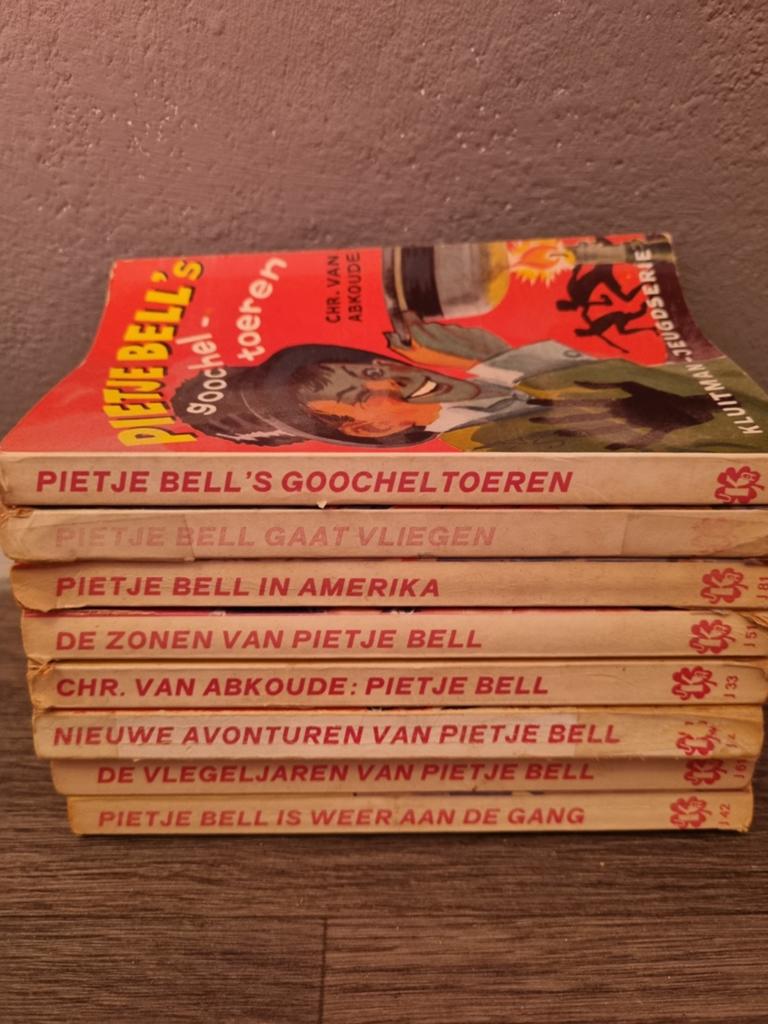 Pietje Bell Boekenreeks - 8 Delen, Ophalen of Verzenden, Gelezen, Chr. van Abkoude, Fictie algemeen