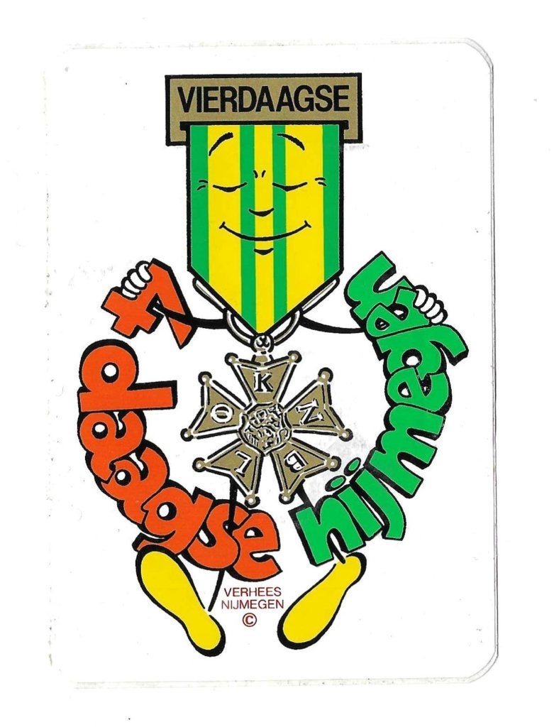 Sticker Vierdaagse Nijmegen, Ophalen of Verzenden, Zo goed als nieuw, Sport
