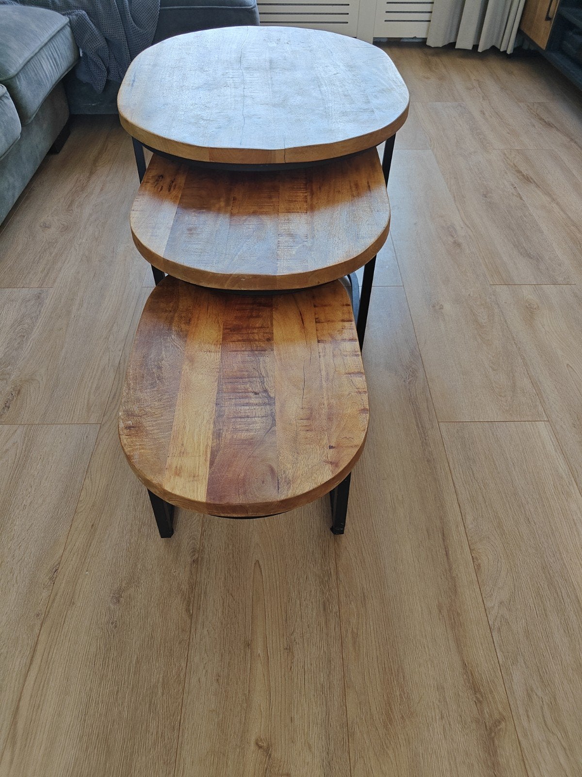 Salontafel 3 in 1, Ophalen, Rond, Minder dan 55 cm