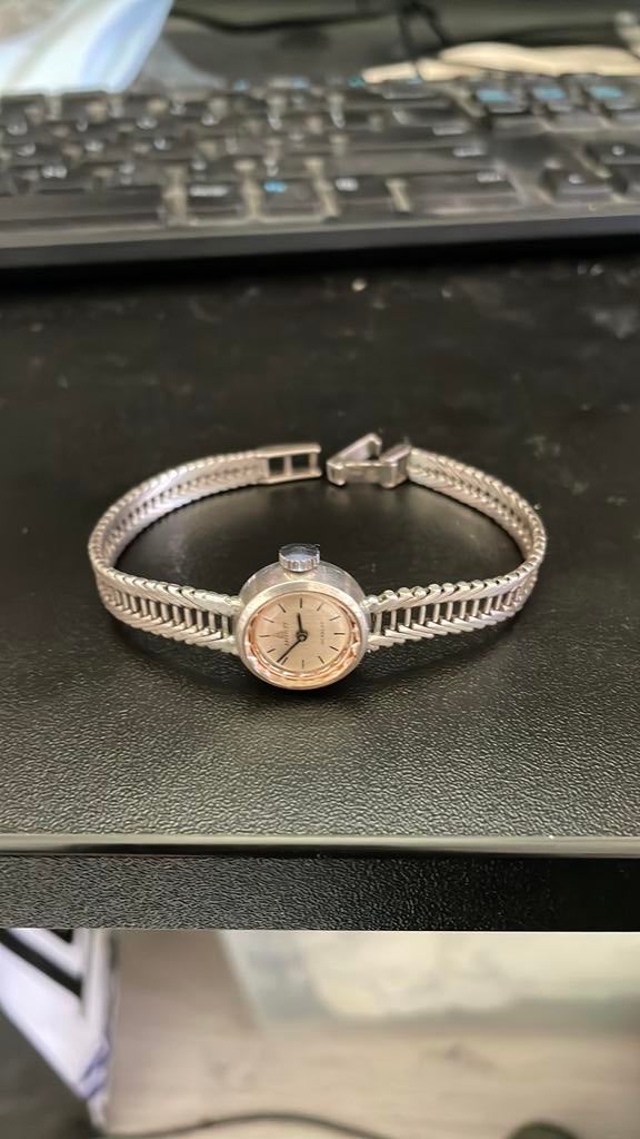 Marti zilveren vintage dameshorloge circa 1960, Sieraden, Tassen en Uiterlijk, Horloges | Dames, Ophalen of Verzenden, Zo goed als nieuw