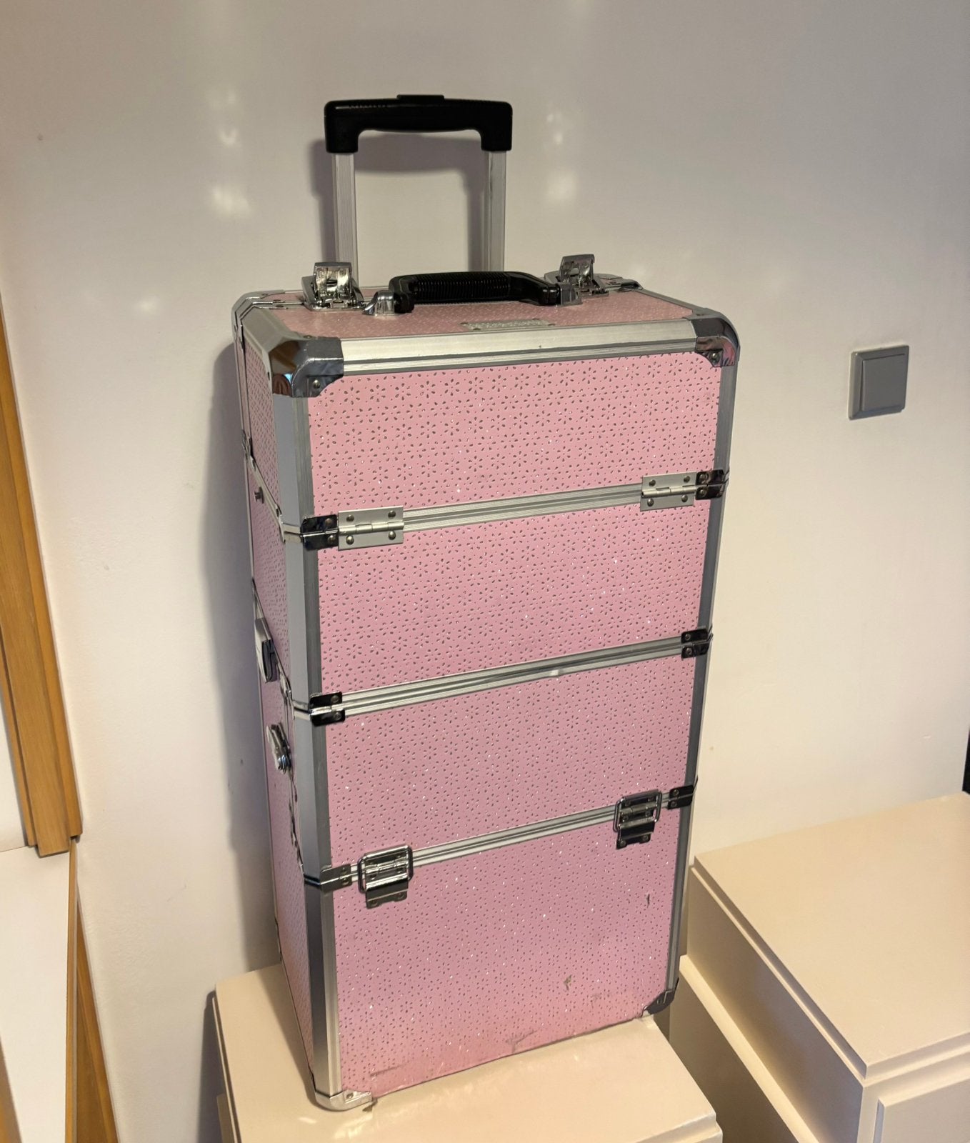 Make-up Trolley / Koffer, Ophalen, Zo goed als nieuw, Roze