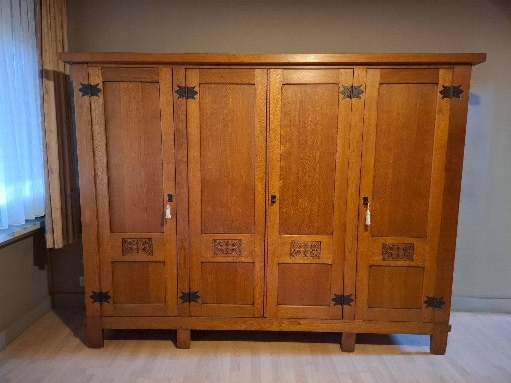 grote kleerkast, Huis en Inrichting, Ophalen, Gebruikt, 200 cm of meer, 50 tot 75 cm