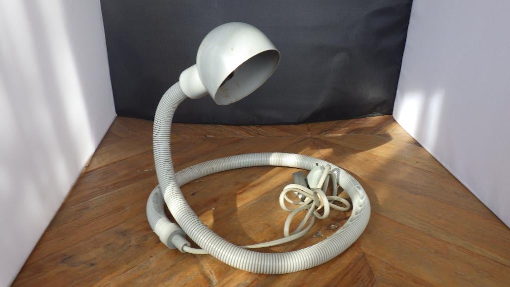 vintage snake tafellamp (Happy light), Huis en Inrichting, Lampen | Tafellampen, Ophalen of Verzenden, Gebruikt, Minder dan 50 cm