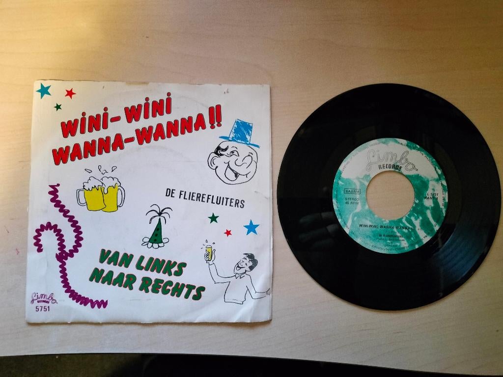 De Flierefluiters - Wini_wini_wanna_wanna !!, Ophalen of Verzenden, Gebruikt, Overige formaten, Levenslied of Smartlap