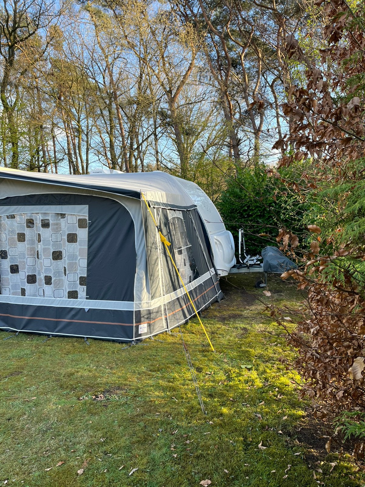 Obelink voortent Milaan + voortentframe, Ophalen, Zo goed als nieuw