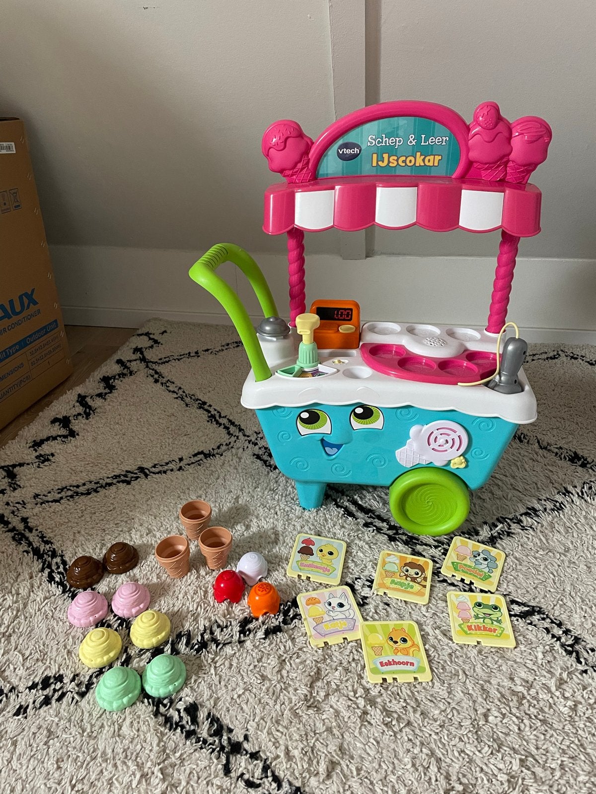 VTech Schep & Leer IJscokar - Interactief Speelgoed, Kinderen en Baby's, Speelgoed | Overig, Ophalen, Zo goed als nieuw, Jongen of Meisje
