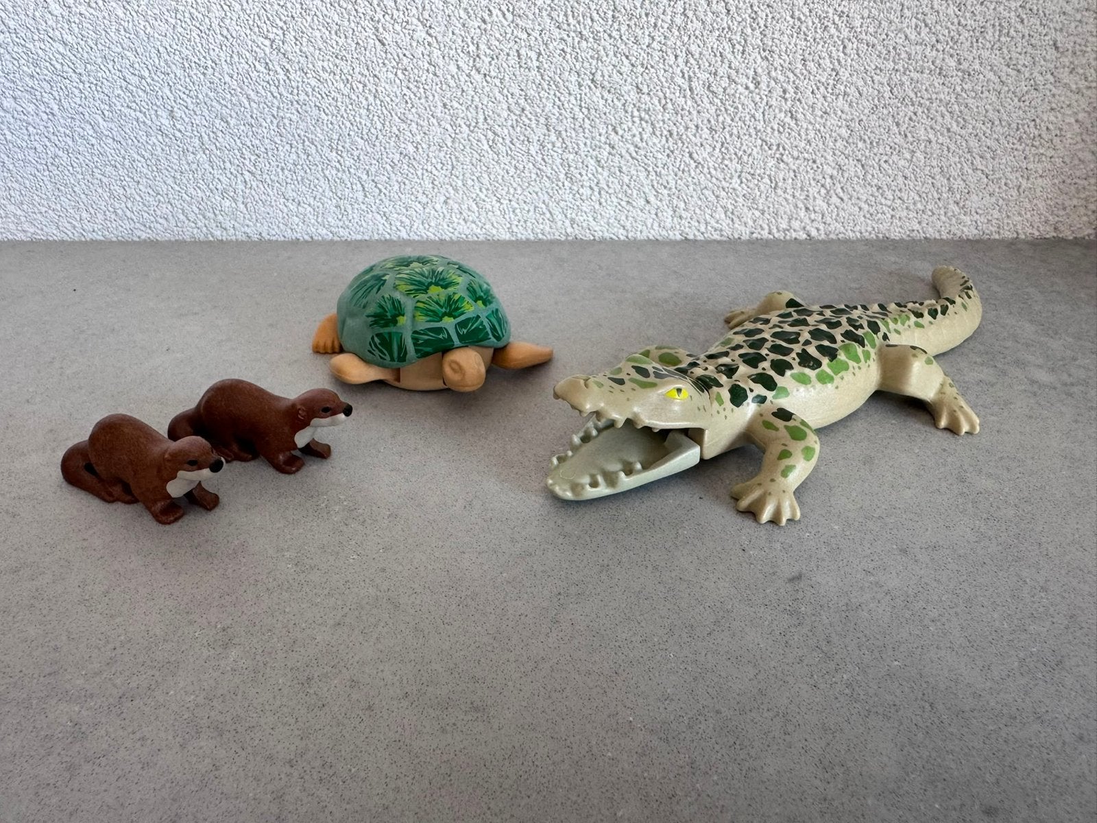 Playmobil Dieren: Krokodil, Schildpad en Otters, Kinderen en Baby's, Wild life, Gebruikt, Losse onderdelen, Ophalen of Verzenden