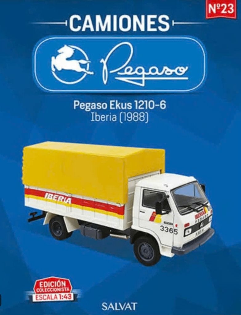 Pegaso Ekus 1210 6 1988 IBERIA 1/43 IXO spaanse serie # 23, Verzenden, Nieuw, Bus of Vrachtwagen, Overige merken