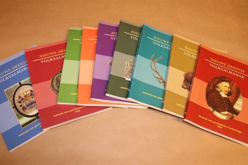 Drentse Volksalmanak [1991-1999] — 9 delen in nieuwstaat, Boeken, Ophalen of Verzenden, Zo goed als nieuw