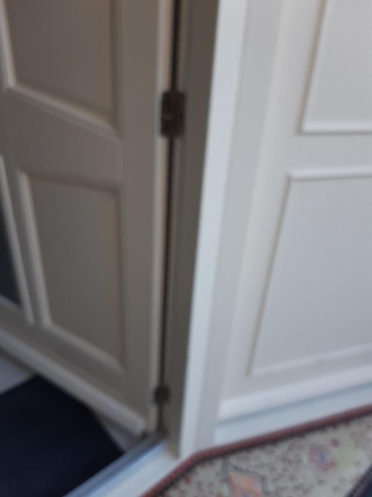 Twee nette voordeuren, crème wit, inclusief glas, Gebruikt, 80 tot 100 cm, Ophalen of Verzenden, Buitendeur