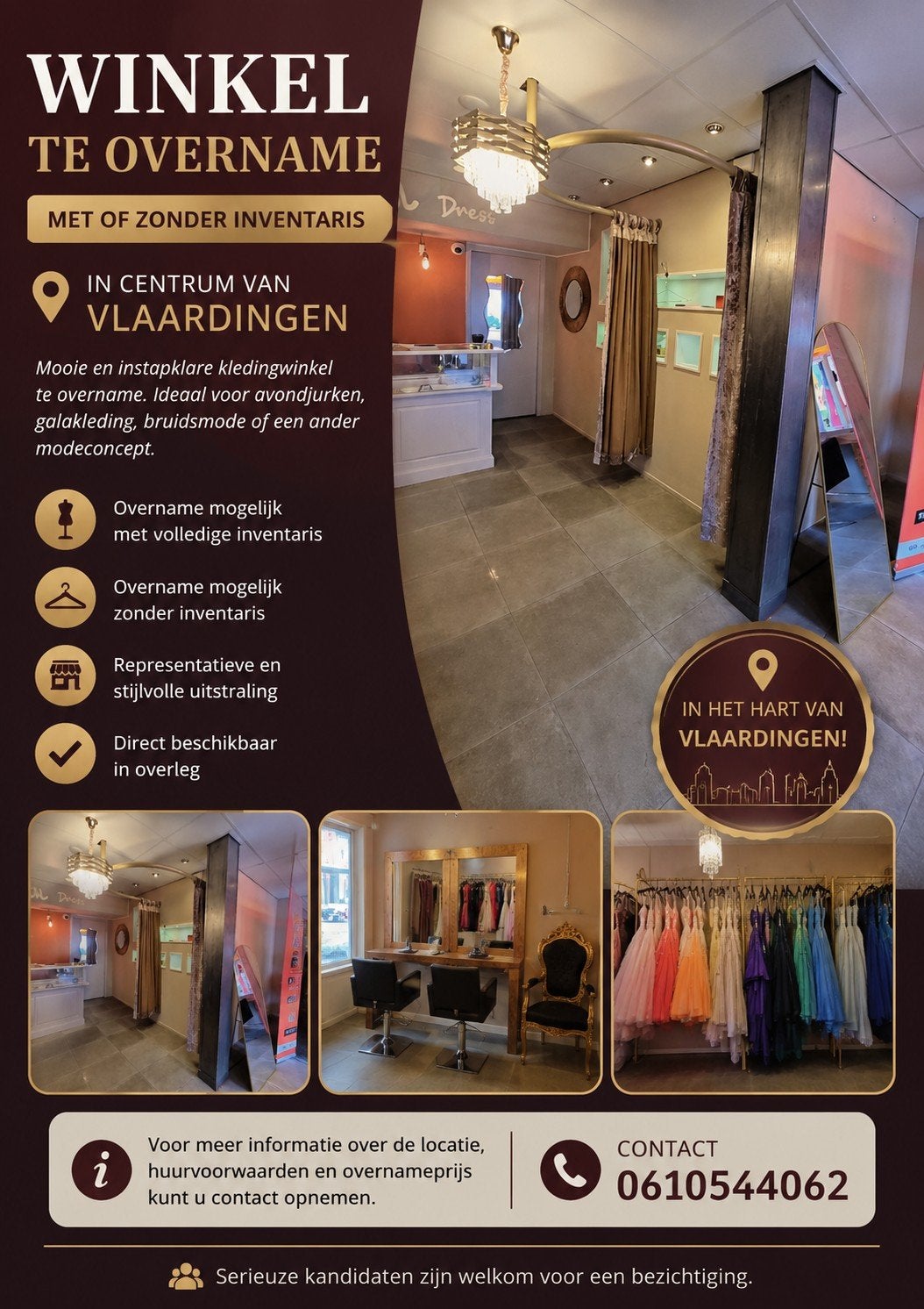 Winkel te overname, Ophalen of Verzenden, Zo goed als nieuw, Overige typen