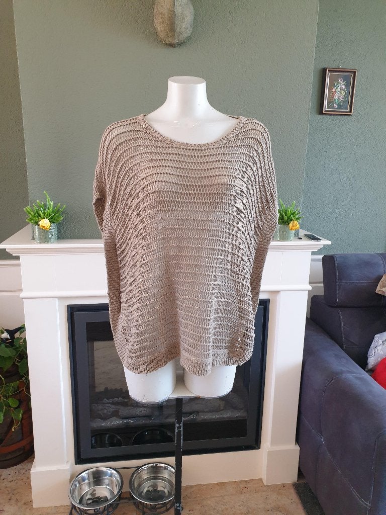 Claudia Strater mooie nette beige trui 36 S, Kleding | Dames, Truien en Vesten, Verzenden, Beige, Zo goed als nieuw, Claudia Sträter