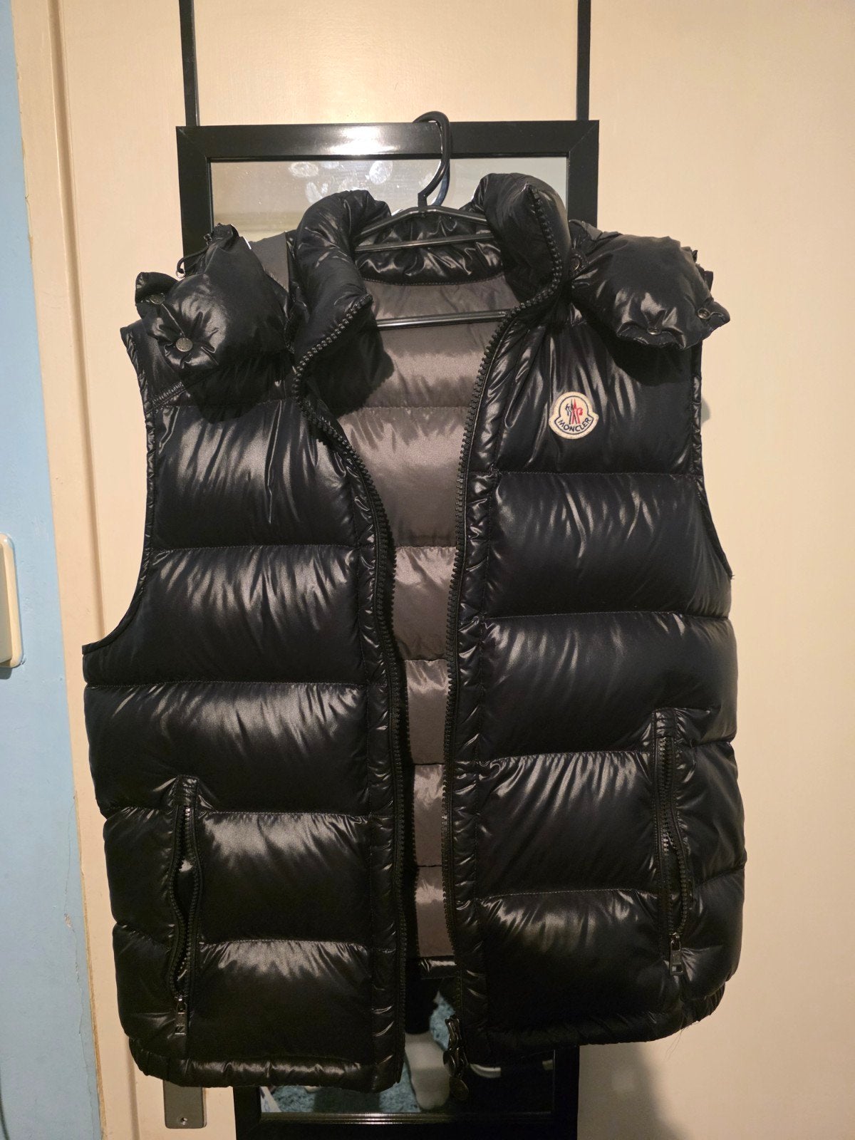 Moncler Bodywarmer Zwart Maat 3, Maat 52/54 (L), Moncler, Zwart, Ophalen of Verzenden