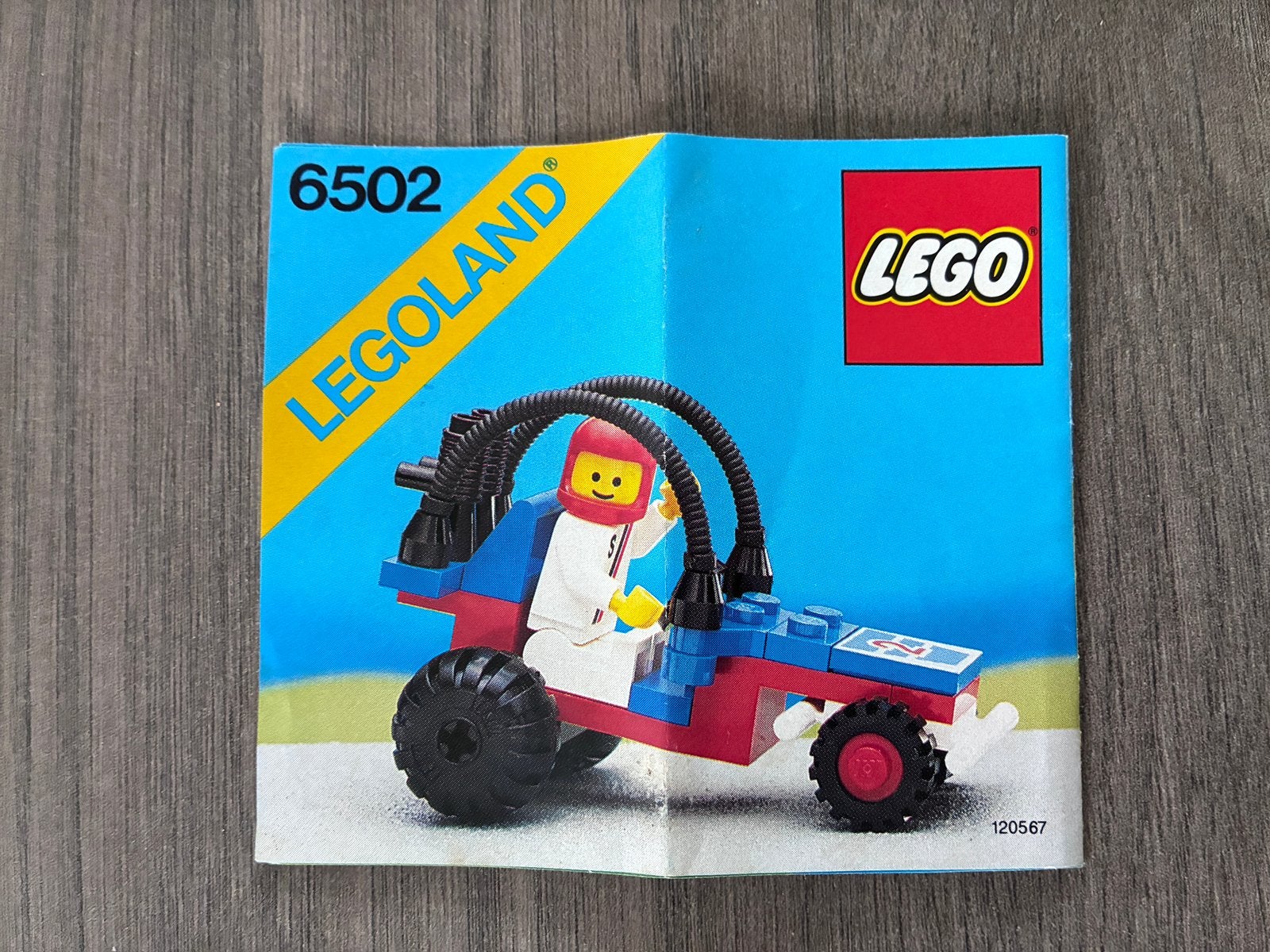 Lego Turbo Racewagen #6502 (1987), Ophalen, Lego, Zo goed als nieuw, Inclusief instructies