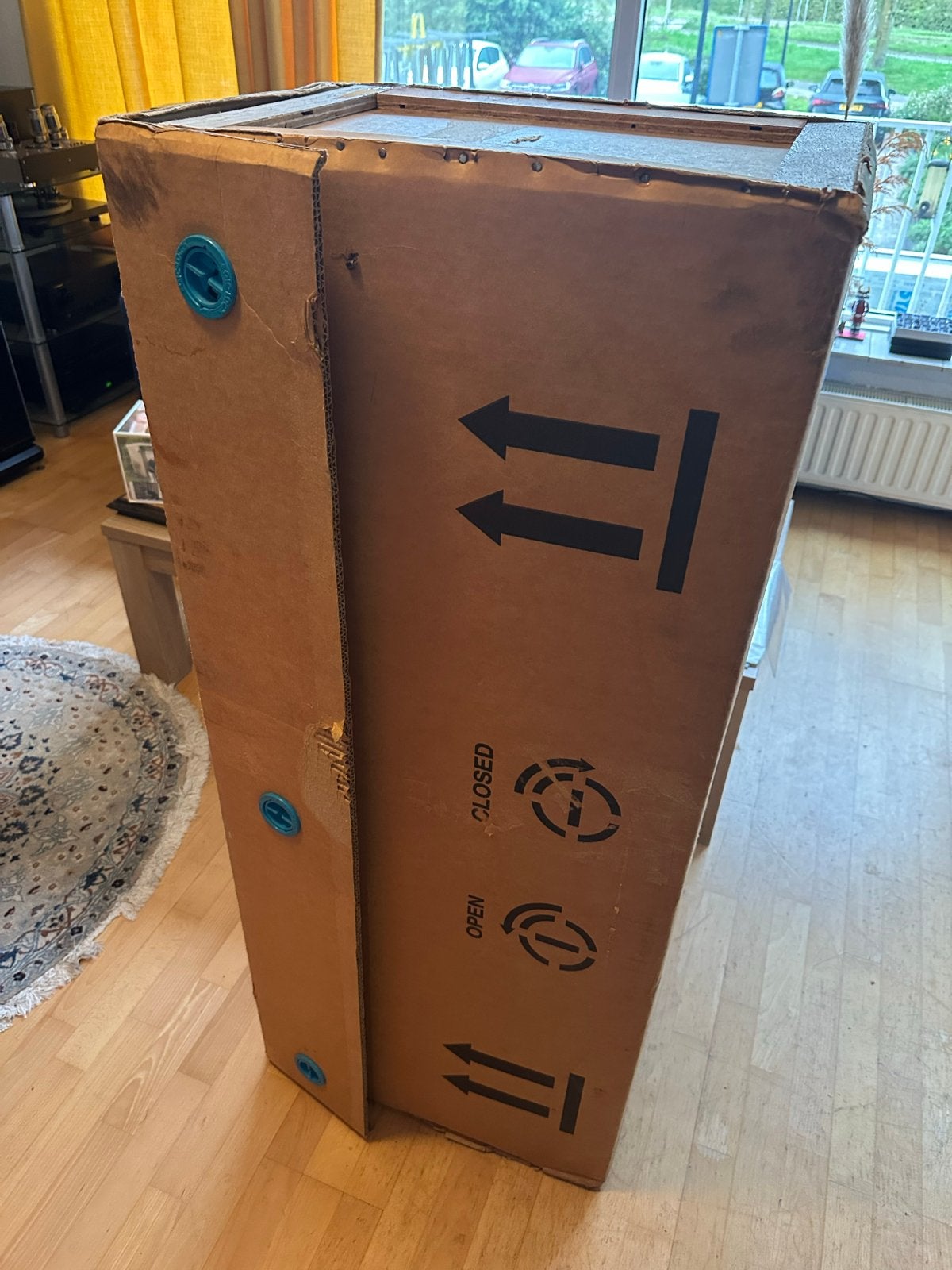 Flight cases voor Wilson Benesch ACT Odyssey luidsprekers, Ophalen, Gebruikt