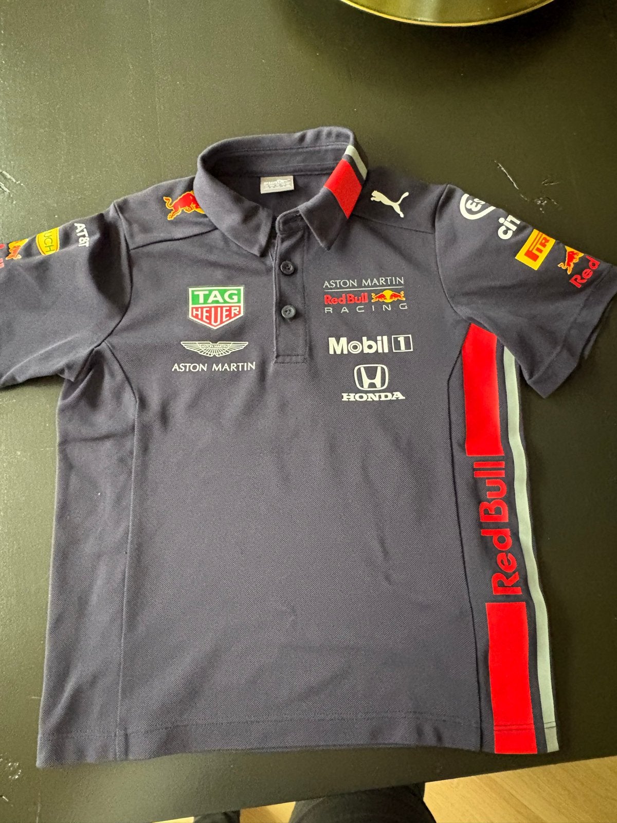 Red Bull Racing Polo Shirt Maat 116 - Zo goed als nieuw, Kinderen en Baby's, Ophalen of Verzenden, Zo goed als nieuw, Shirt of Longsleeve