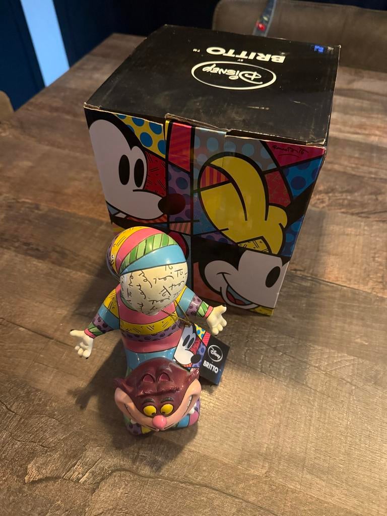 Disney Britto Cheshire Cat, Verzamelen, Ophalen, Overige figuren, Zo goed als nieuw, Beeldje of Figuurtje