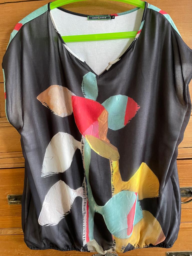 Lizzy&Coco shirt XL  Klein mouwtje, Ophalen of Verzenden, Zo goed als nieuw, Maat 46/48 (XL) of groter, Korte mouw