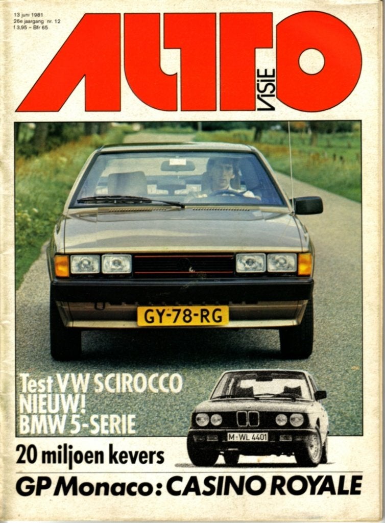 Autovisie test VW Scirocco Juni 1981, Ophalen of Verzenden, Gelezen, Volkswagen