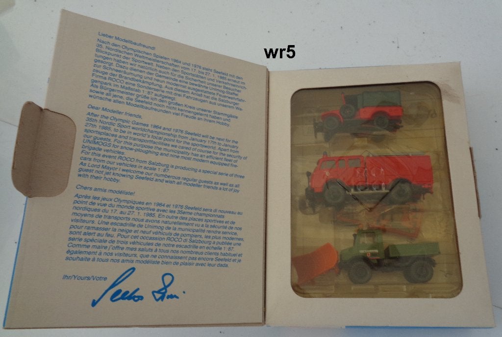 roco set van 3 voertuigen, Hobby en Vrije tijd, Modelauto's | 1:87, Ophalen of Verzenden, Zo goed als nieuw, Bus of Vrachtwagen