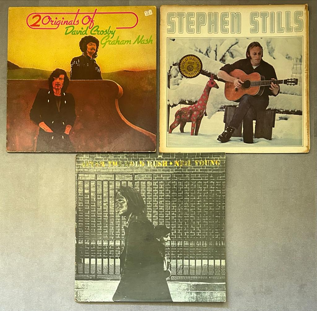 Vintage LP's: Crosby & Nash, Neil Young, Stephen Stills, Ophalen of Verzenden, Gebruikt, 12 inch