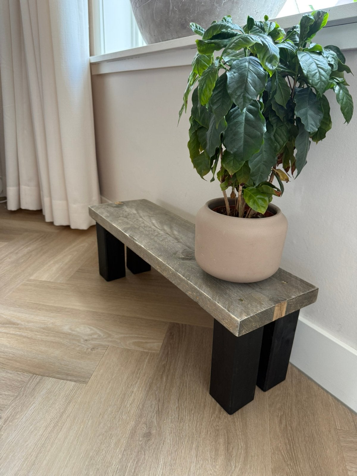 Nieuw Versterbank bankje / krukje van hout 68x23x20, Ophalen of Verzenden, Nieuw, Hout