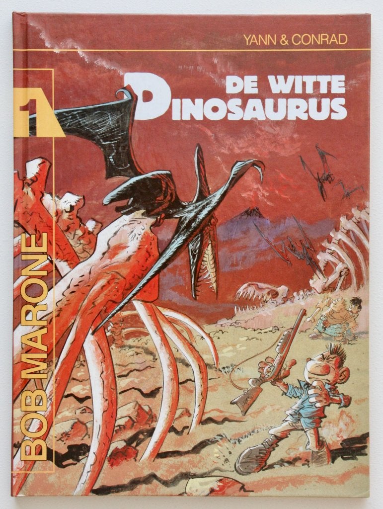 Bob Marone - De witte dinosaurus (1987) hardcover, Boeken, Eén stripboek, Ophalen of Verzenden, Nieuw
