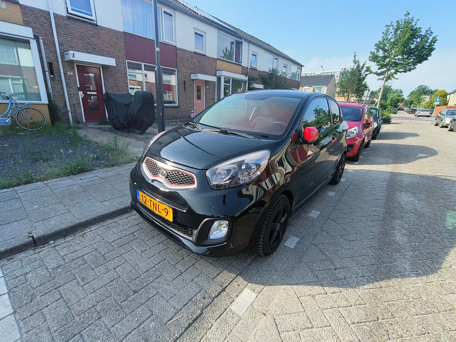 Kia Picanto 1.2 Cvvt 3-DRS 2012 Zwart, Voorwielaandrijving, Stof, Zwart, 4 cilinders