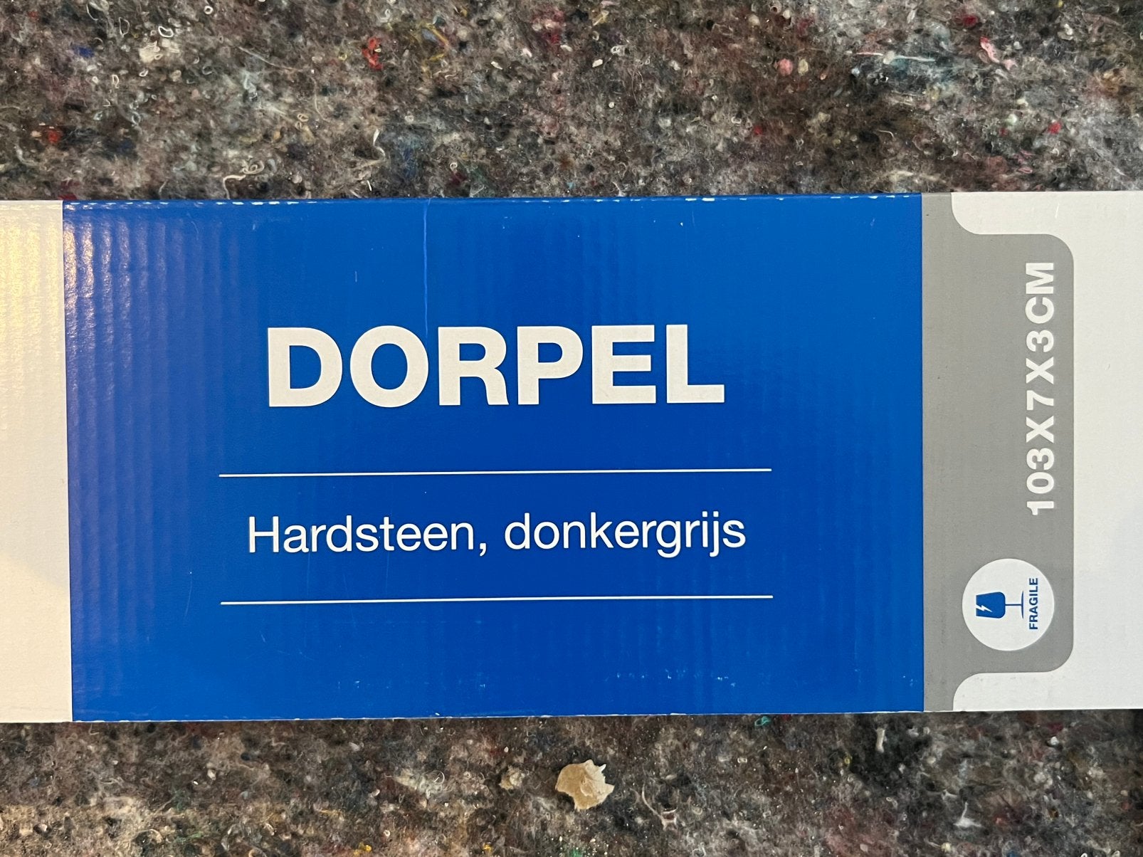 Dorpel hardsteen donkergrijs bouwmaat 103x7x3 cm nieuw, Doe-het-zelf en Verbouw, Ophalen, Nieuw