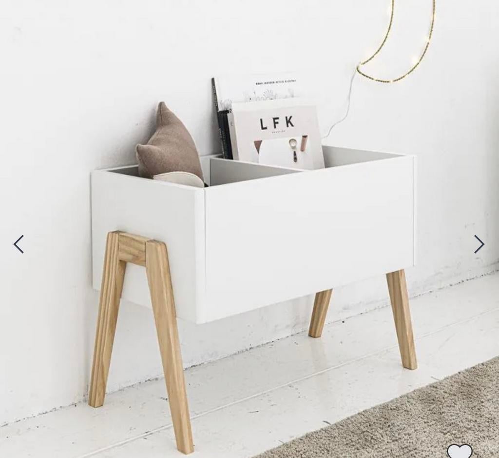 Houten boekenkist cerise van petit amelie, Ophalen, Gebruikt, 50 tot 100 cm, Minder dan 50 cm