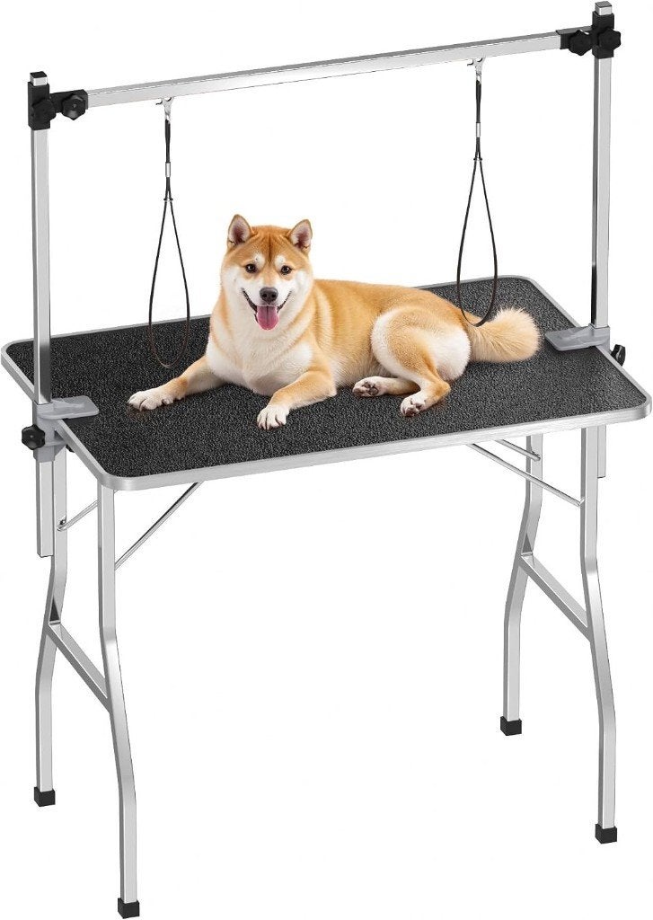 Opvouwbare trimtafel hond met lussen, Dieren en Toebehoren, Overige merken, Ophalen, Zo goed als nieuw, Trimtafel