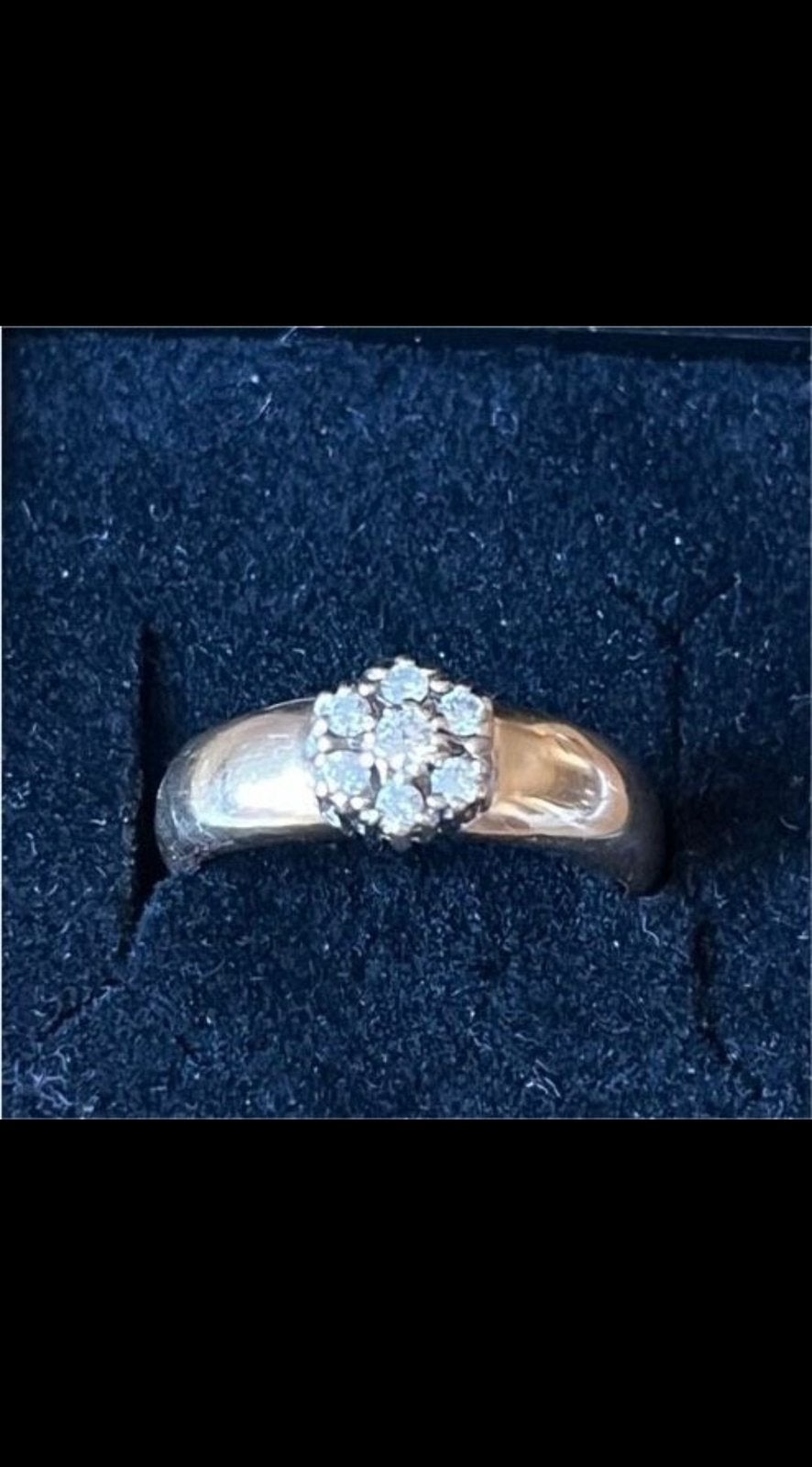 Geelgouden Damesring met Brillanten 4 gram, Ophalen, Zo goed als nieuw, 17 tot 18, Dame