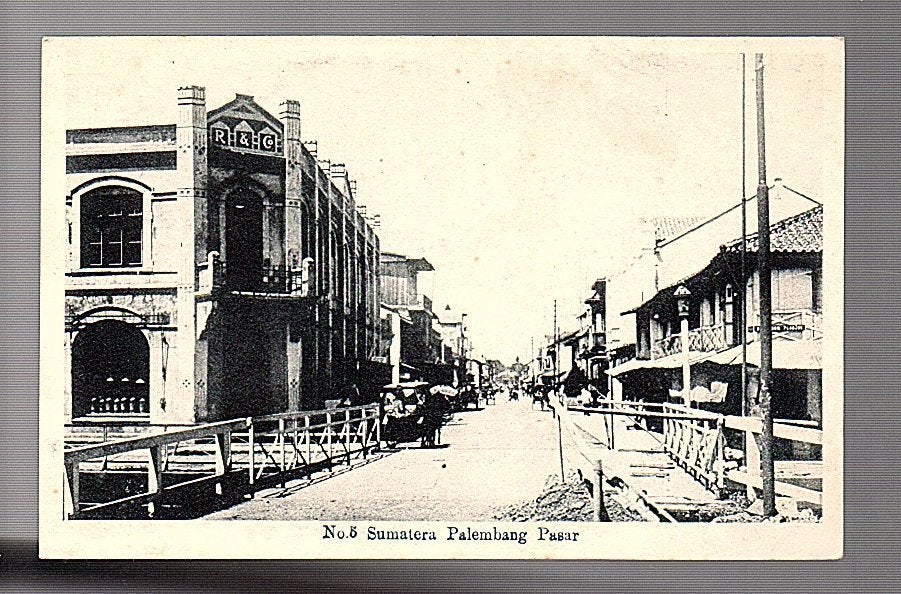 Ned Indië Sumatra Palembang Pasar  1900 (14-10), Ophalen of Verzenden, Voor 1920, Buiten Europa