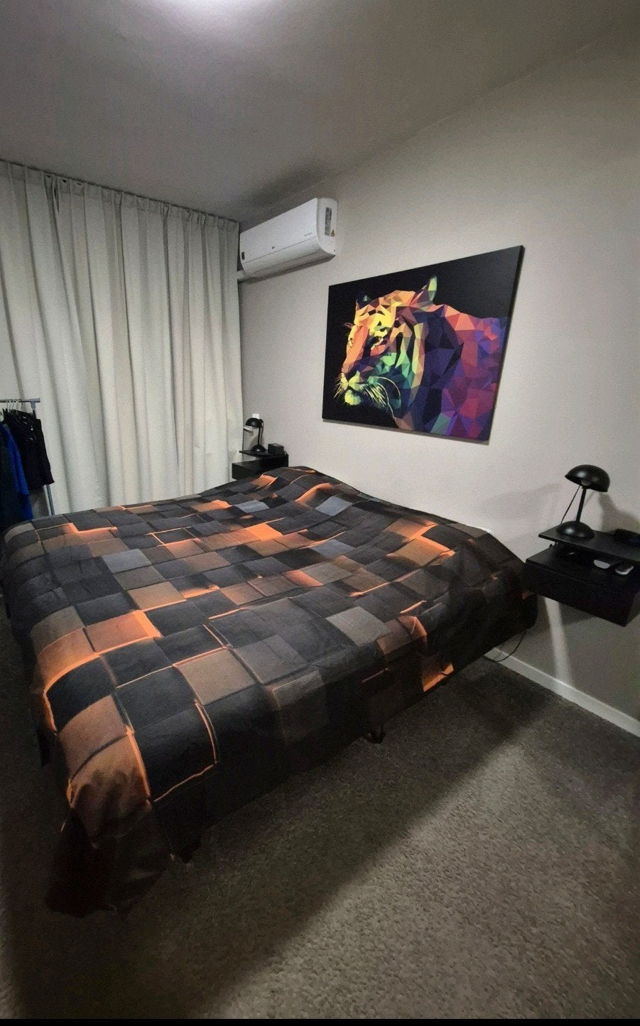 2 Zwevende nachtkastjes met la, Huis en Inrichting, Ophalen, Gebruikt, Minder dan 45 cm, Minder dan 55 cm